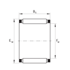 滾針及保持架組件 K45X59X32, 根據 DIN 5405-1/ISO 3030 標準