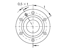 推力角接觸球軸承 ZKLF40100-2Z, 雙向，螺釘安裝，兩側(cè)間隙密封